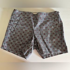 J Crew shorts.  Size 0. Black and white in color.